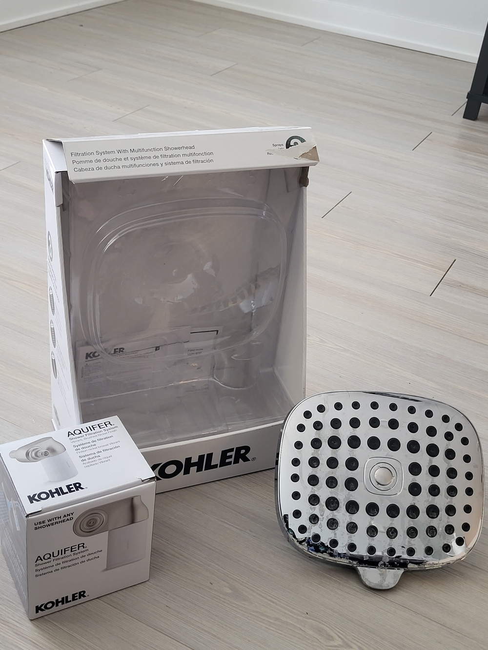 Kohler Chrome Filtration System Multifunction Showerhead With Filter - Picture 1 of 4
